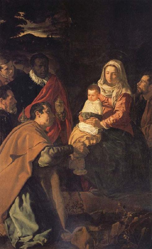 Diego Velazquez Adoration of the Magi Norge oil painting art